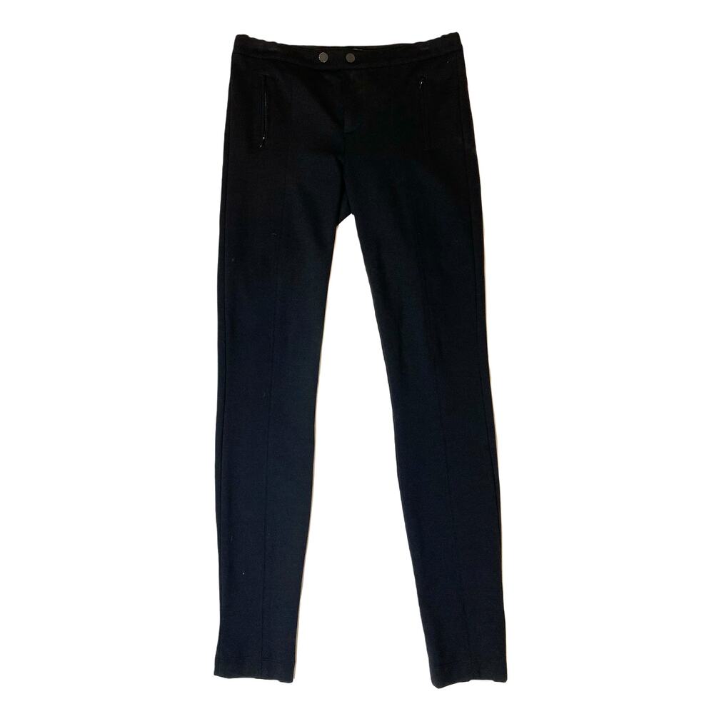 Vince Black Ponte Knit Skinny Leg Pant Size 6